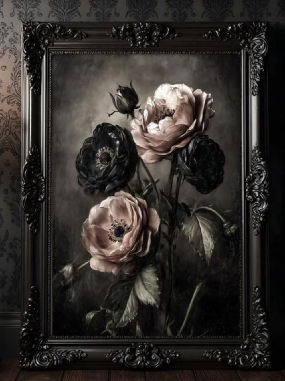 Dark Academia Floral Rose Wall Decor NEW 🏷️